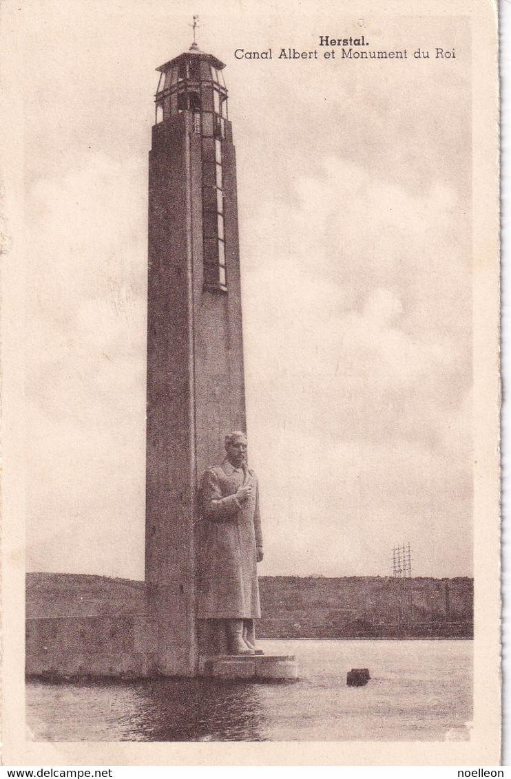 Herstal - Canal Albert Et Monument Du Roi - Herstal