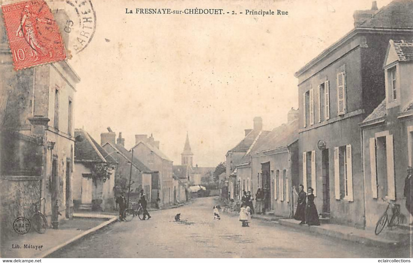 La Fresnaye Sur Chédouet      72       Rue Principale                (voir Scan) - La Fresnaye Sur Chédouet