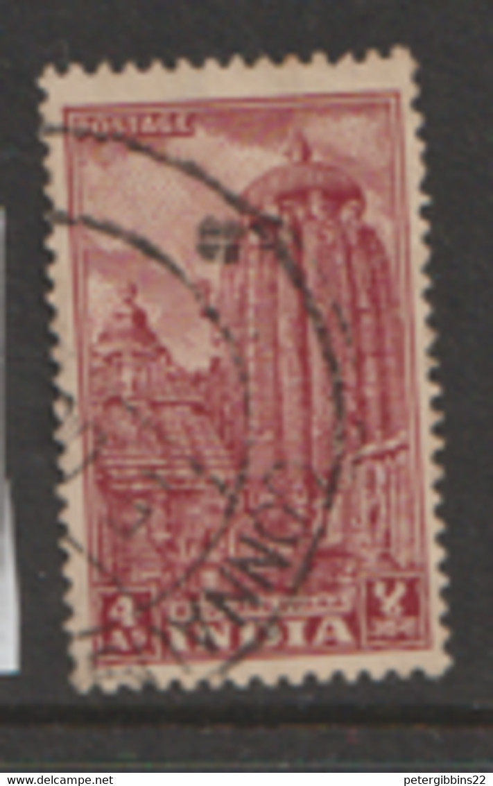 India  1949  SG  316   4as    Fine Used - Ongebruikt