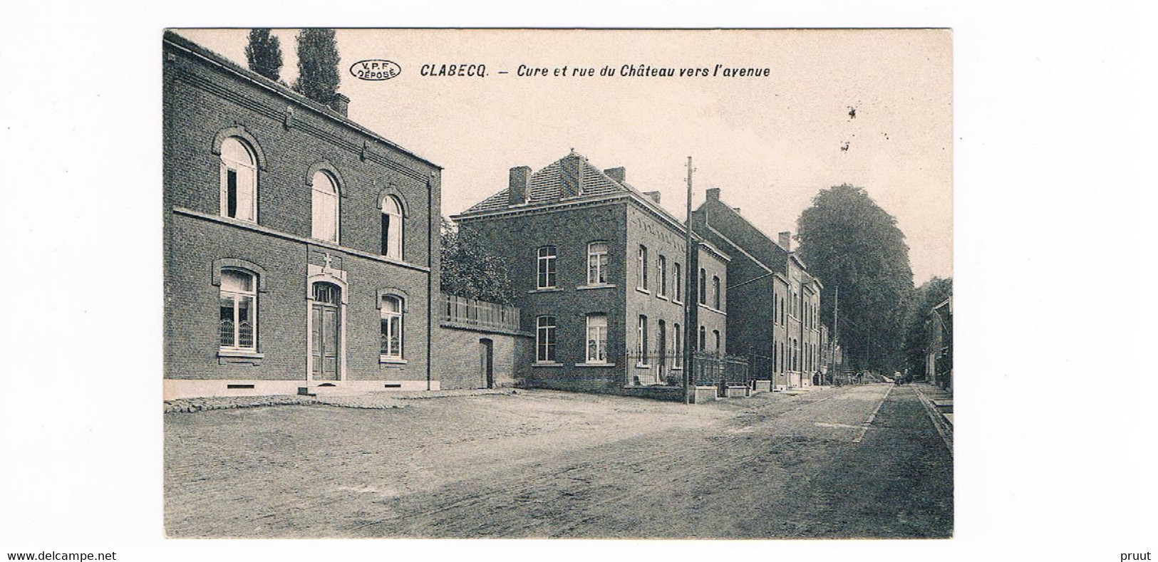 Clabecq - Cure Et Rue Du Chateau Vers L'avenue - Tubize