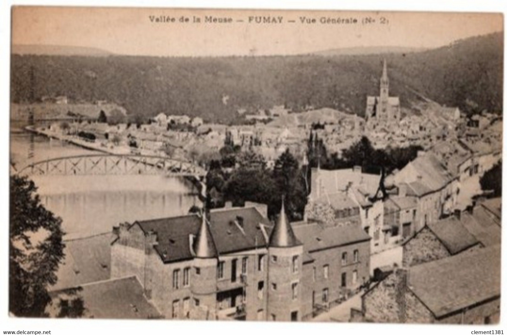 Vallee De La Meuse Fumay Vue Generale N°2 - Fumay