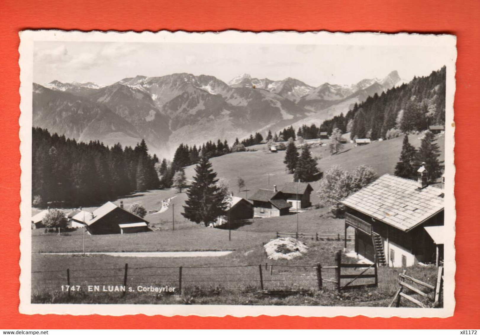 ZSG-20  EN LUAN Sur Corbeyrier District Aigle, Chalets. Circ. Aigle En 1961 - Aigle