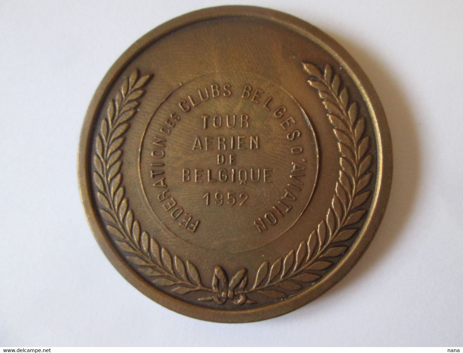 Rare! Belgium Medal:Federation Of Belgian Aviation Clubs-Air Tour Of Belgium 1952 - Bélgica