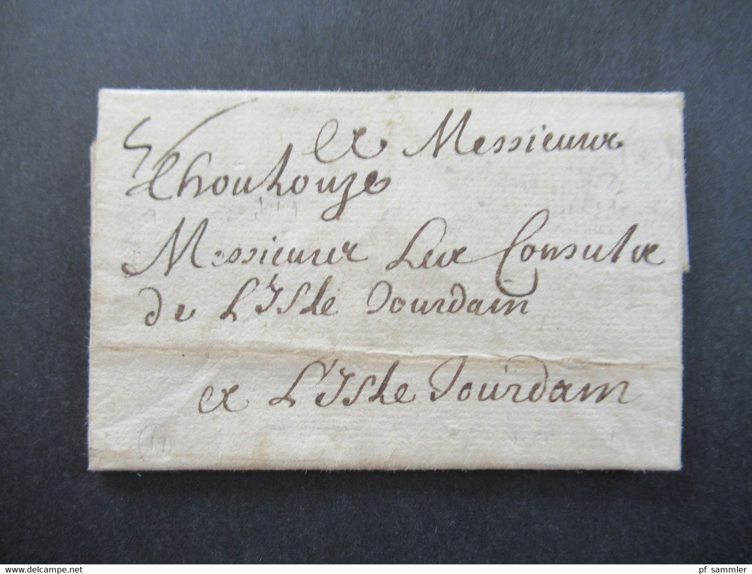 Frankreich Paris 1622 Kleiner Faltbrief Mit Inhalt Handschriftlich Toulouse Und Bartaxe Und Siegel Rückseitig - ....-1700: Voorlopers