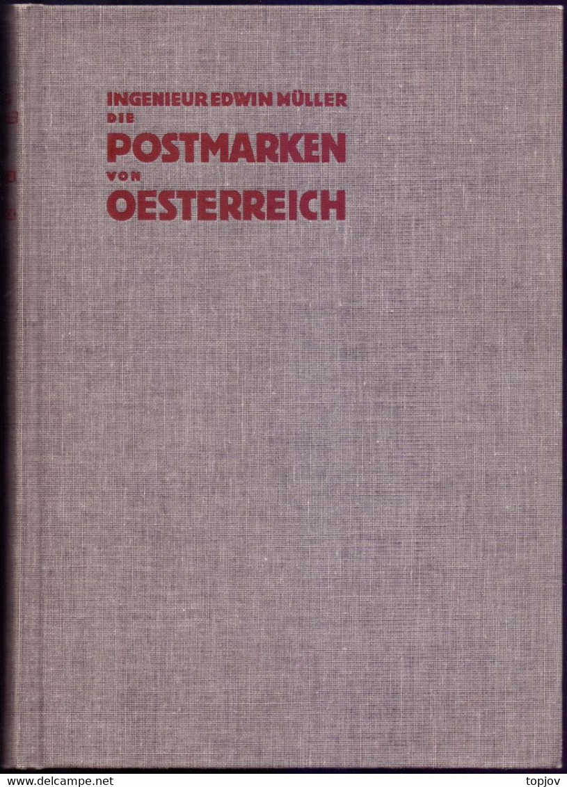 POSTMARKEN VON OESTERREICH + LEVANTE - Office Rep. Wien 1927/1981 - E. MULLER - Handbücher