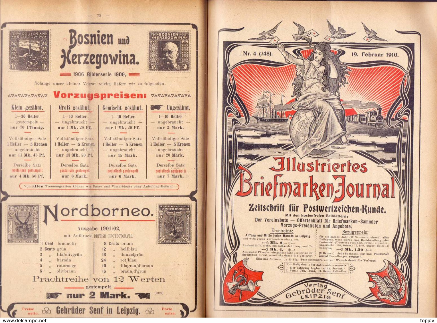 ILLUSTRIERTES  BRIEFMARKEN JOURNAL - BOOK - LEIPZIG - 1910 - Holandés (desde 1941)