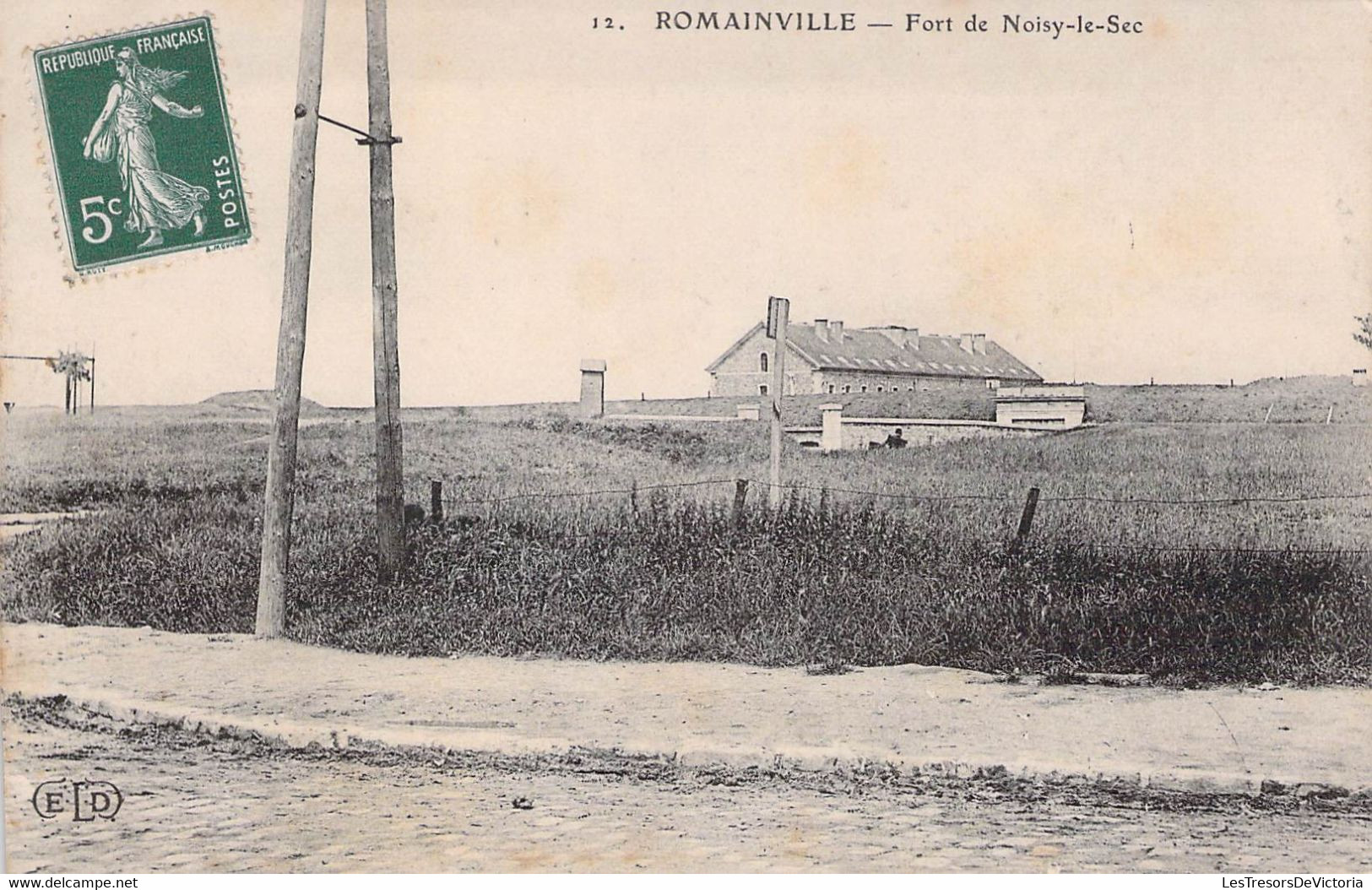CPA - 93 - ROMAINVILLE - Fort De Noisy Le Sec - ELD - Romainville