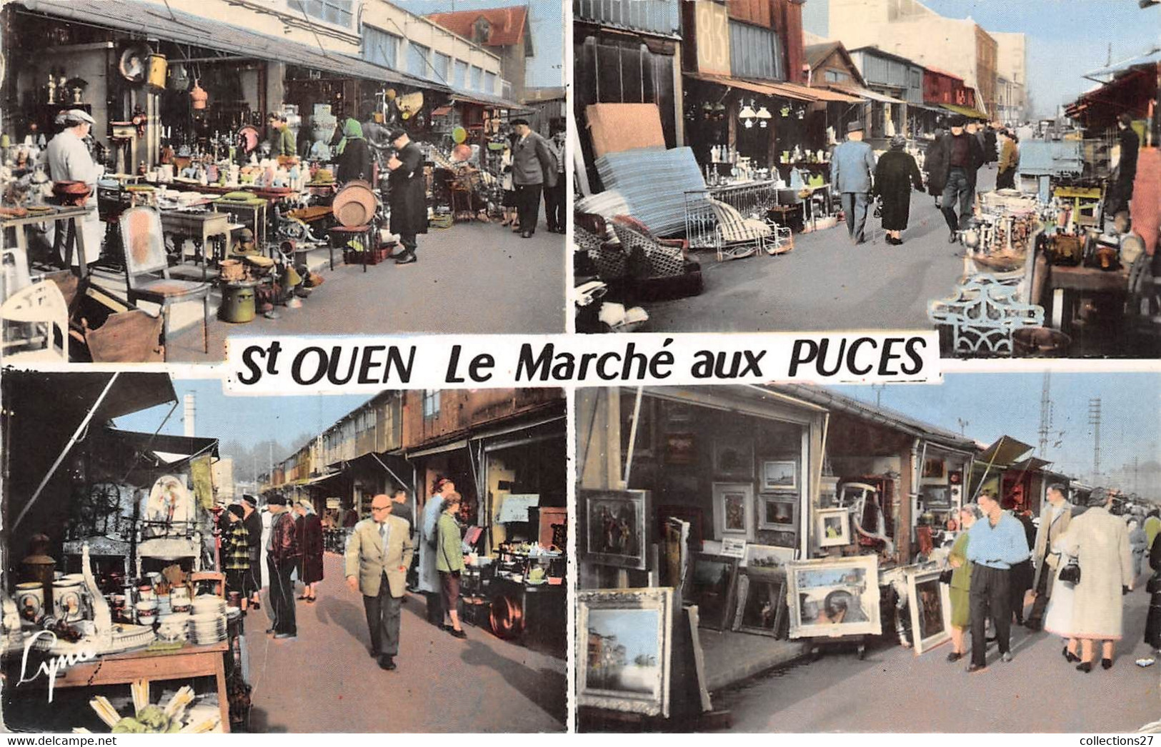 93-SAINT-OUEN- LE MARCHE AUX PUCES MULTIVUES - Saint Ouen