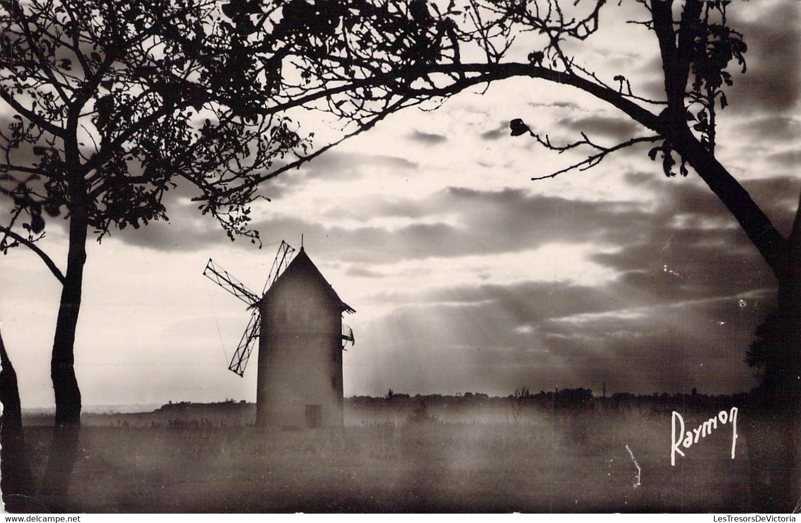 CPA - 93 - MONTFERMEIL - Coucher De Soleil Sur Le Moulin - Edition RAYMON BRUNOY - Montfermeil