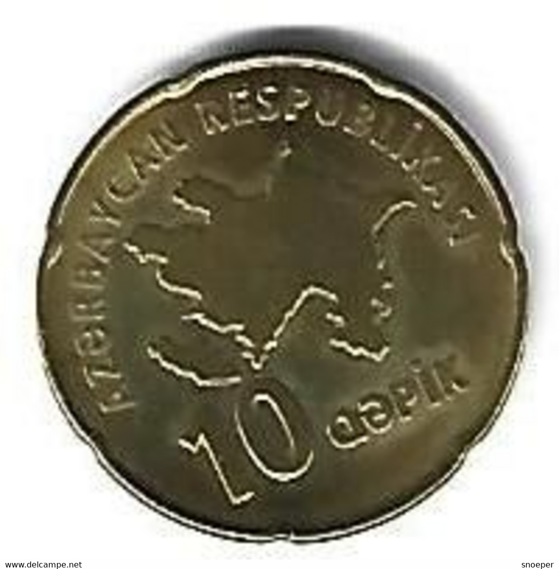 *azerbaijan 10 Qapik 2006  Km 42  Unc - Azerbaiyán