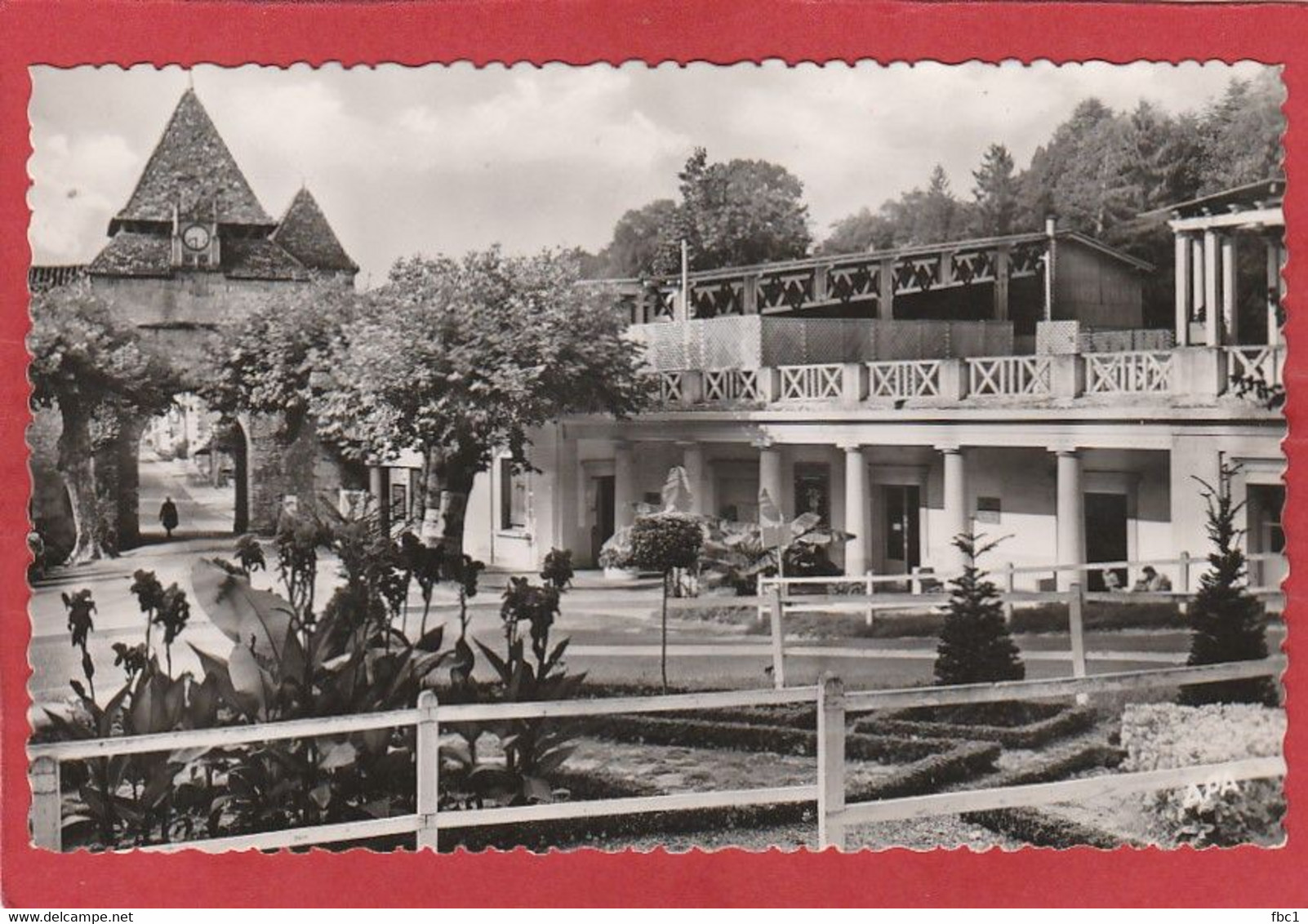 Gers - Barbotan Les Thermes - L'église Et Les Bains Clairs - Barbotan