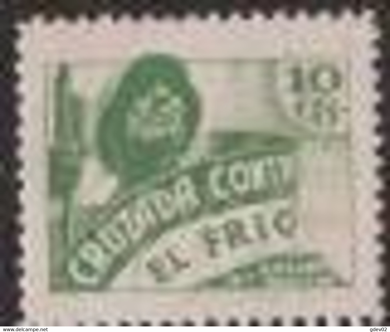 CCF25-LM53-Tfranqmi.Spain.Espagne .BENEFICENCIA.CRUZADA CONTRA EL FRIO.1936.(Galvez 25*) Con Charnela .MUY BONITOS.RAROS - Military Service Stamp