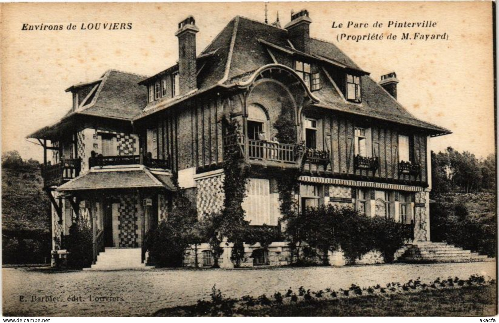 CPA Environs De LOUVIERS - Le Parc De Pinterville (Propriété De M... (181928) - Pinterville