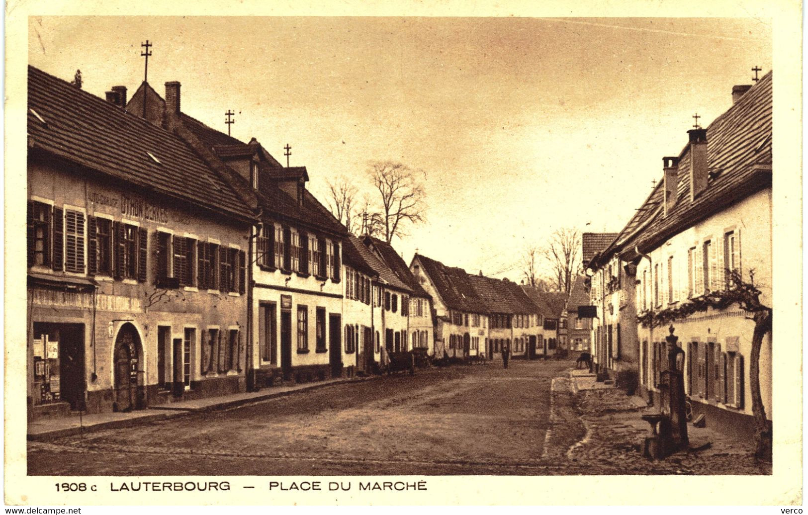 Carte POSTALE  Ancienne De LAUTERBOURG - Place Du Marché - Lauterbourg