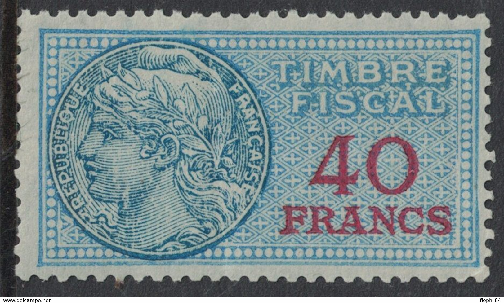 TIMBRE MOBILE - FISCAUX GENERAUX - N°158 -  AVEC GOMME SANS TRACE - VERSO  AVEC DATE D'EMISSION - COTE 9€ . - Stamps