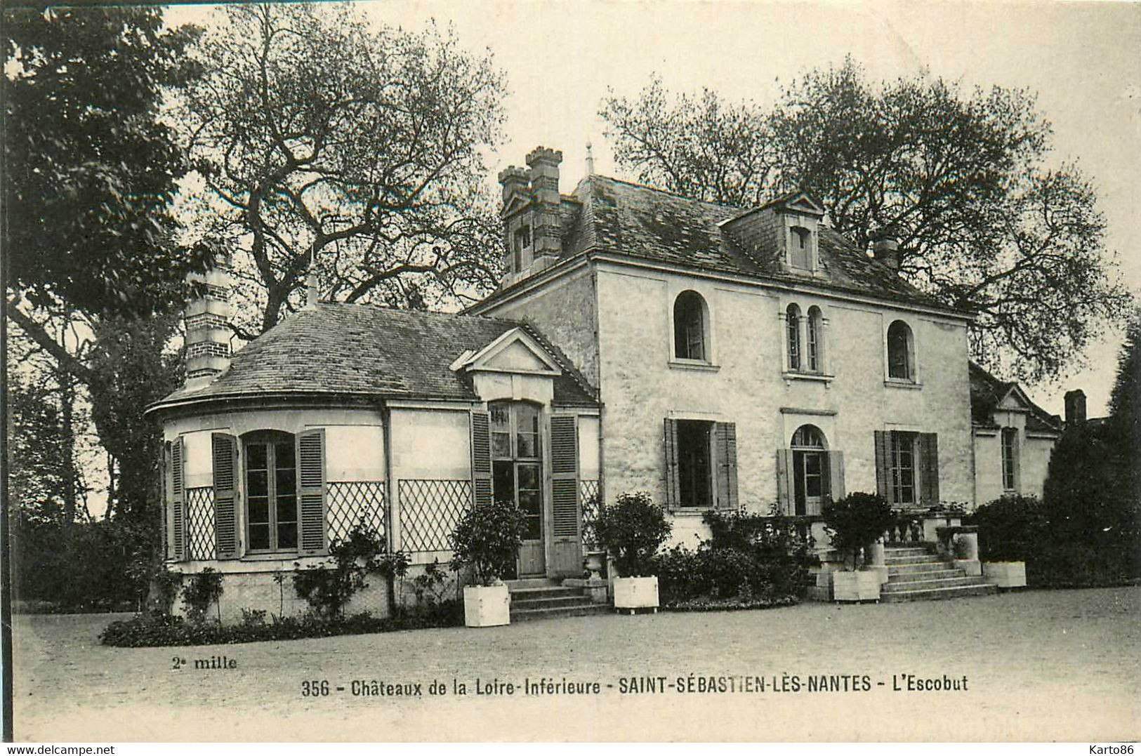 St Sébastien Les Nantes * L'escobut * Châteaux De La Loire Inférieure N°356 - Saint-Sébastien-sur-Loire