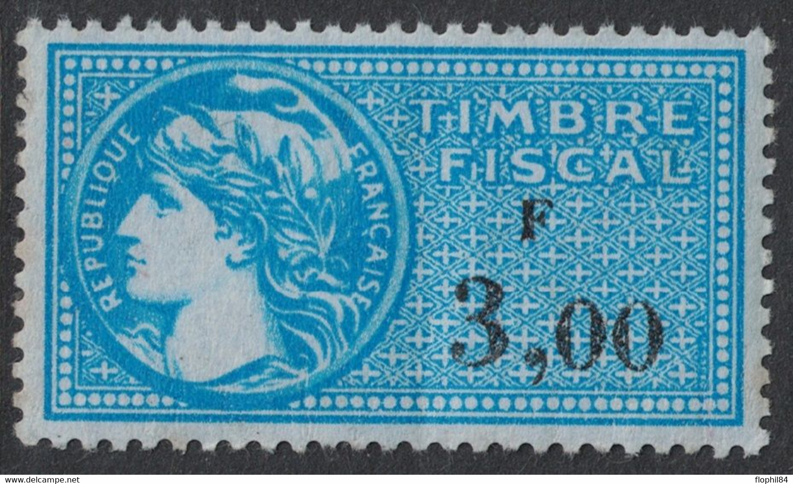 TIMBRE MOBILE - FISCAUX GENERAUX - N°436 - AVEC GOMME SANS TRACE - COTE 3€ . - Stamps