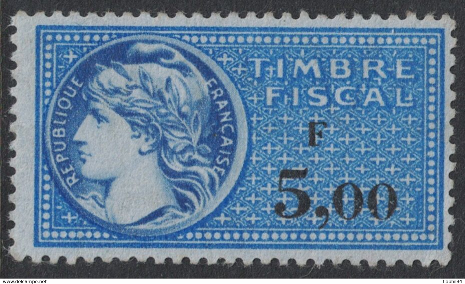 TIMBRE MOBILE - FISCAUX GENERAUX - N°438 - AVEC GOMME SANS TRACE - COTE 2€ . - Stamps