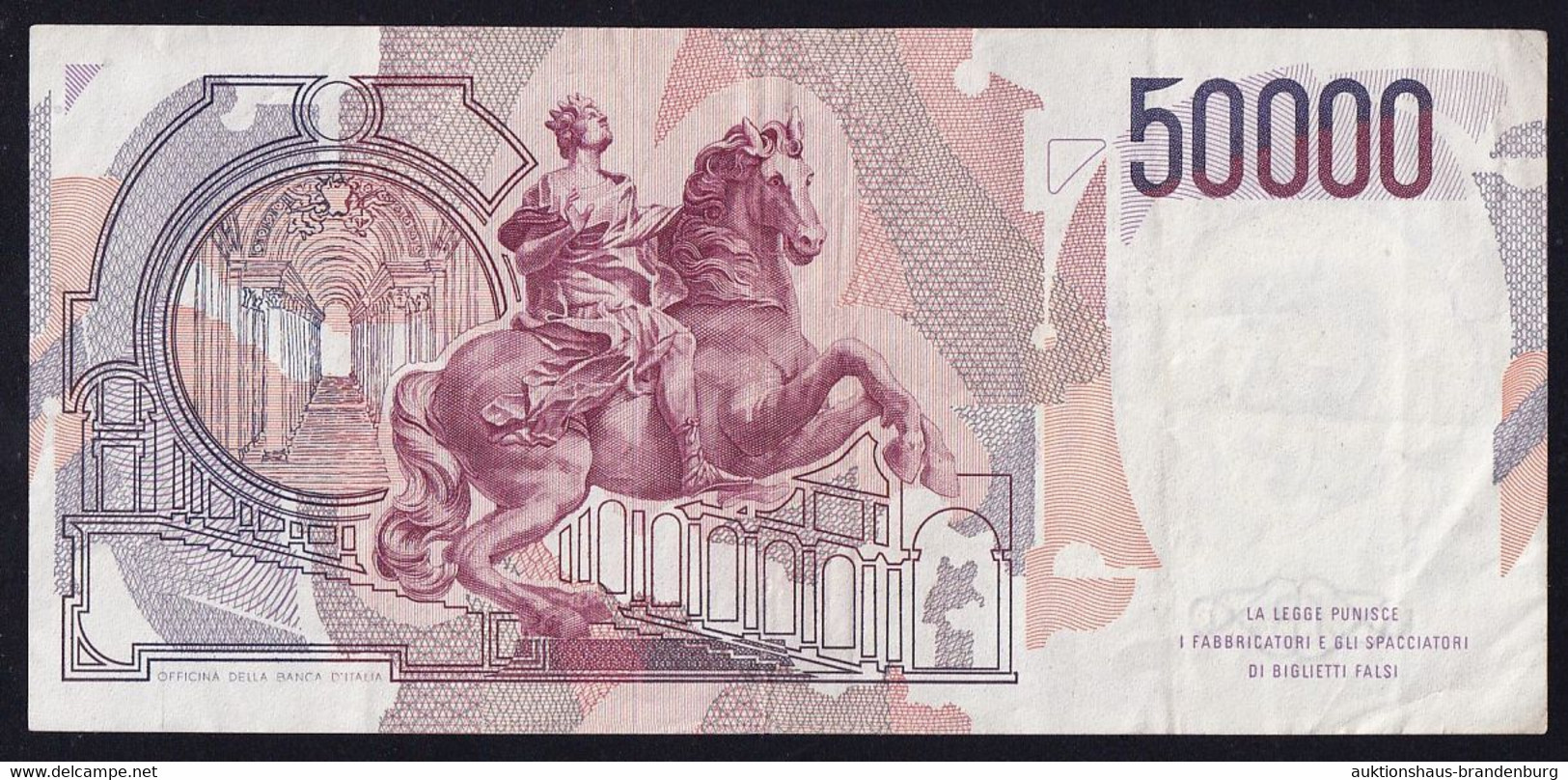 Italien Italy: 50.000 Lire 6.2.1984 (P.113 / B463b) - 50000 Lire