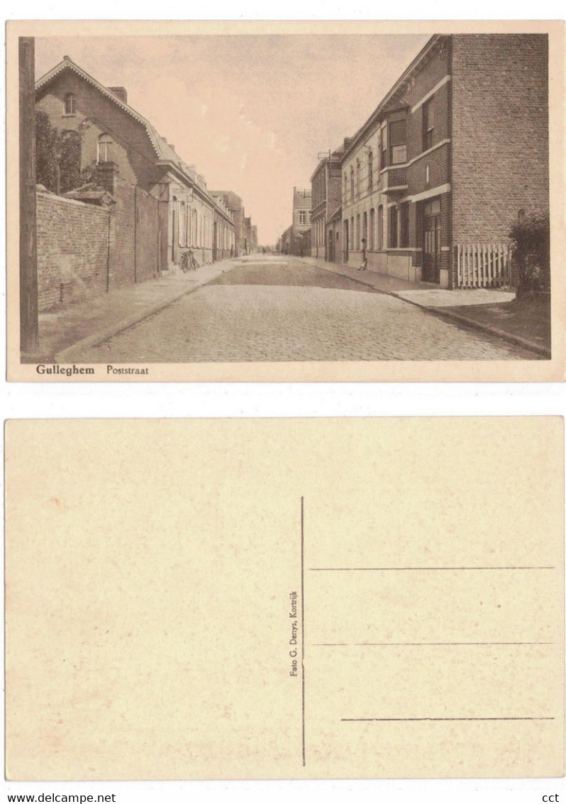 Gullegem  Wevelgem   Poststraat  Foto G Denys Kortrijk - Wevelgem