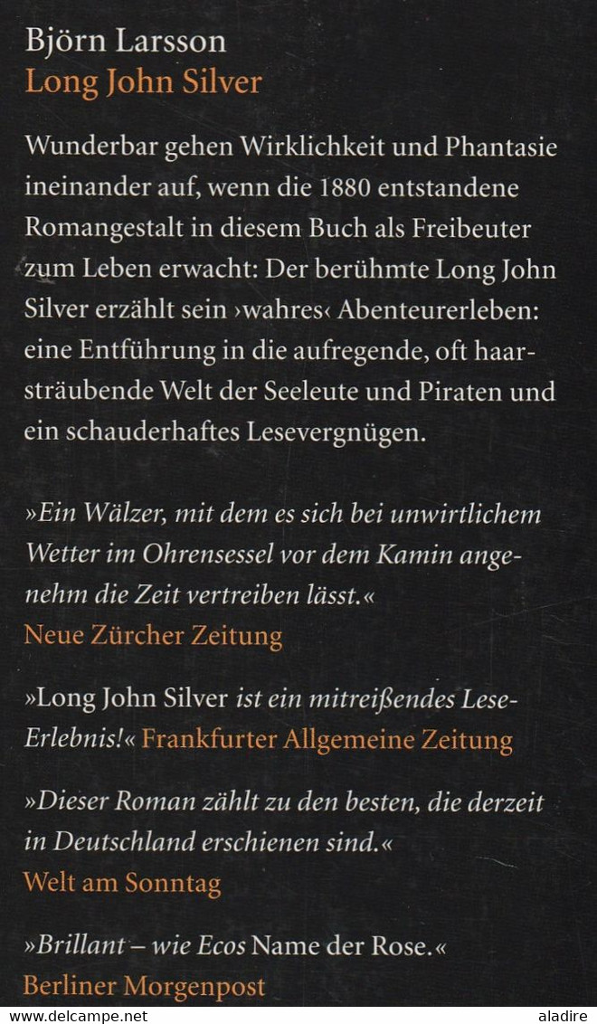 BJORN  LARSSON - LONG  JOHN  SILVER - Berliner Taschenbuk Verlag - 1996 - 479 Seiten - € 1.00 - 3. Frühe Neuzeit (vor 1789)