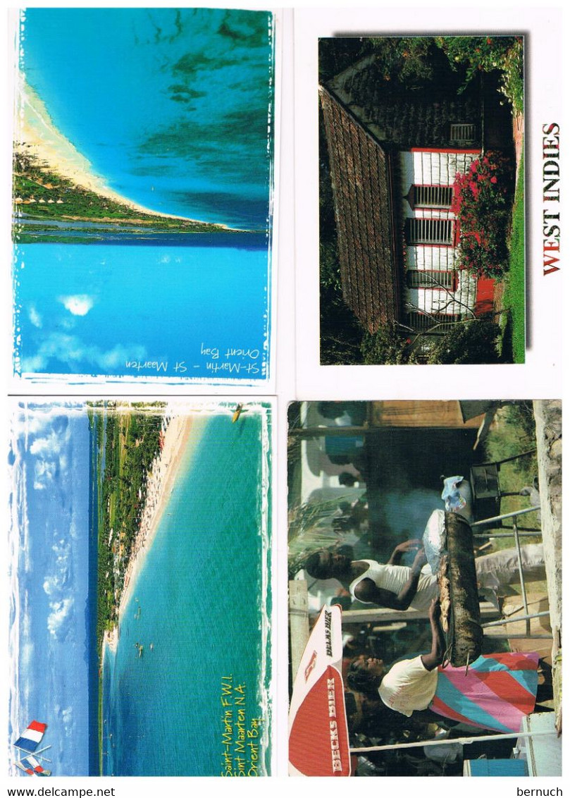 CPM 12 CARTES DE ST MARTIN - Saint Martin