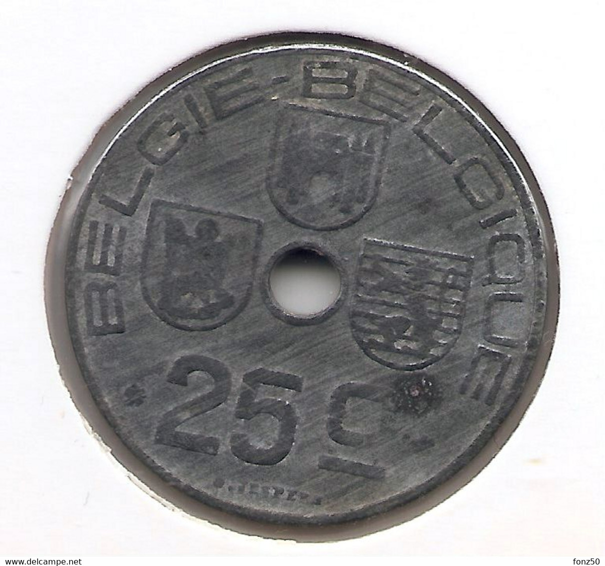 PRINS KAREL * 25 Cent 1946 Vlaams/frans * Z.Fraai * Nr 7717 - 10 Centimes & 25 Centimes