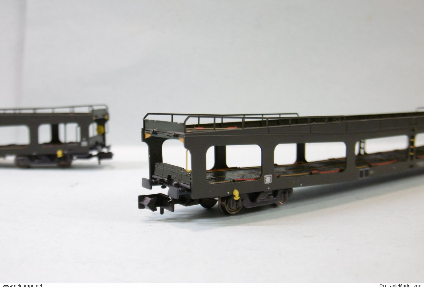 Arnold - 2 WAGONS Porte-autos DD DEV 66 SNCF ép. V Réf. HN4347 Neuf NBO N 1/160 - Vagoni Merci