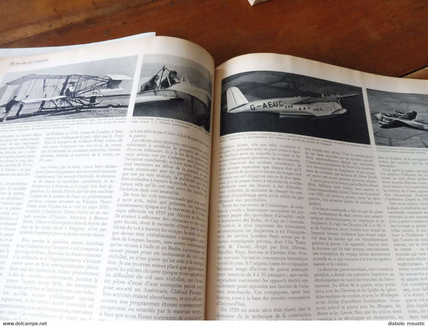 1953 INTERAVIA  - Les frères Wright ; Le F-100 ; Nombreuses pubs "Avions"    Etc (édition originale)