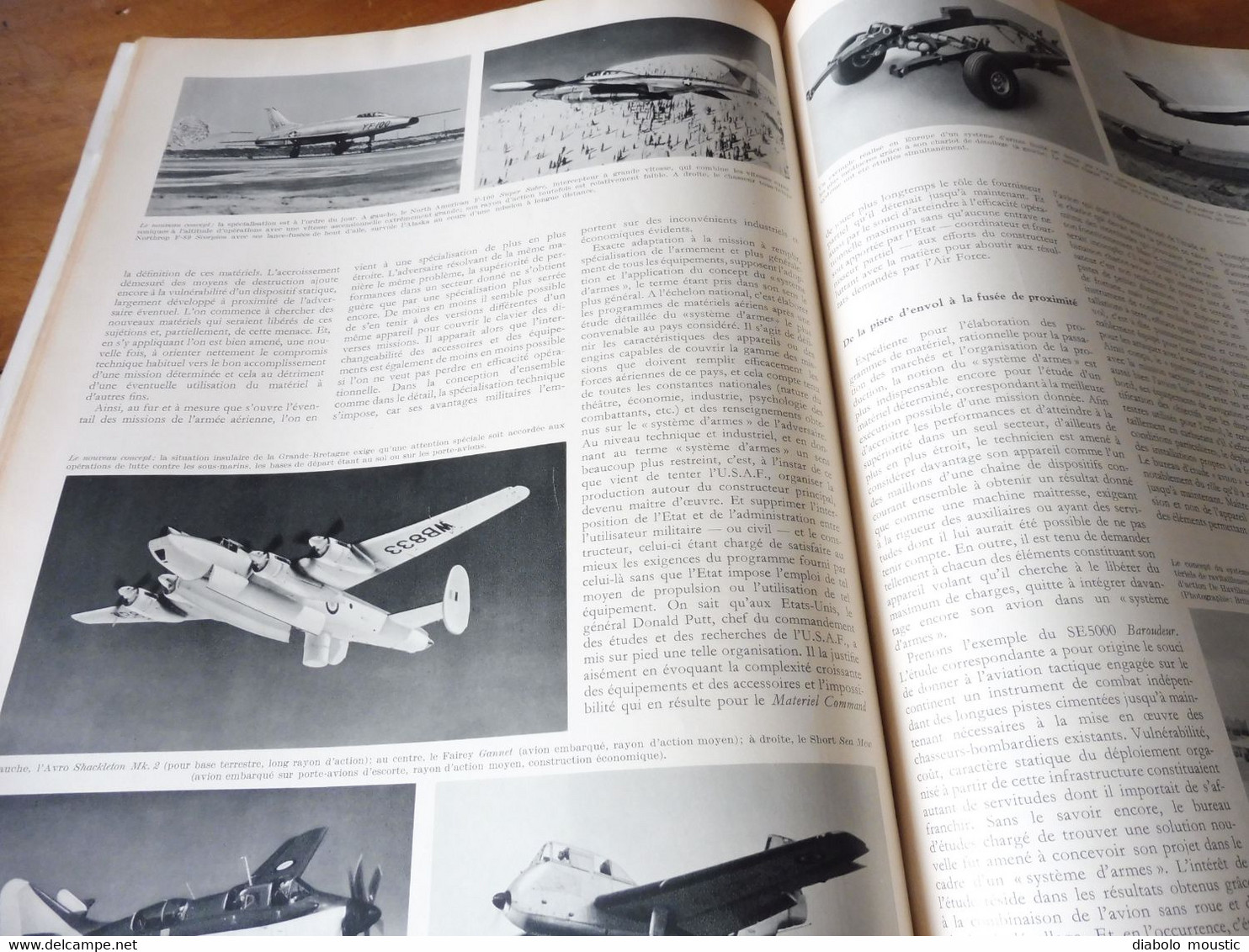 1953 INTERAVIA  - Les frères Wright ; Le F-100 ; Nombreuses pubs "Avions"    Etc (édition originale)