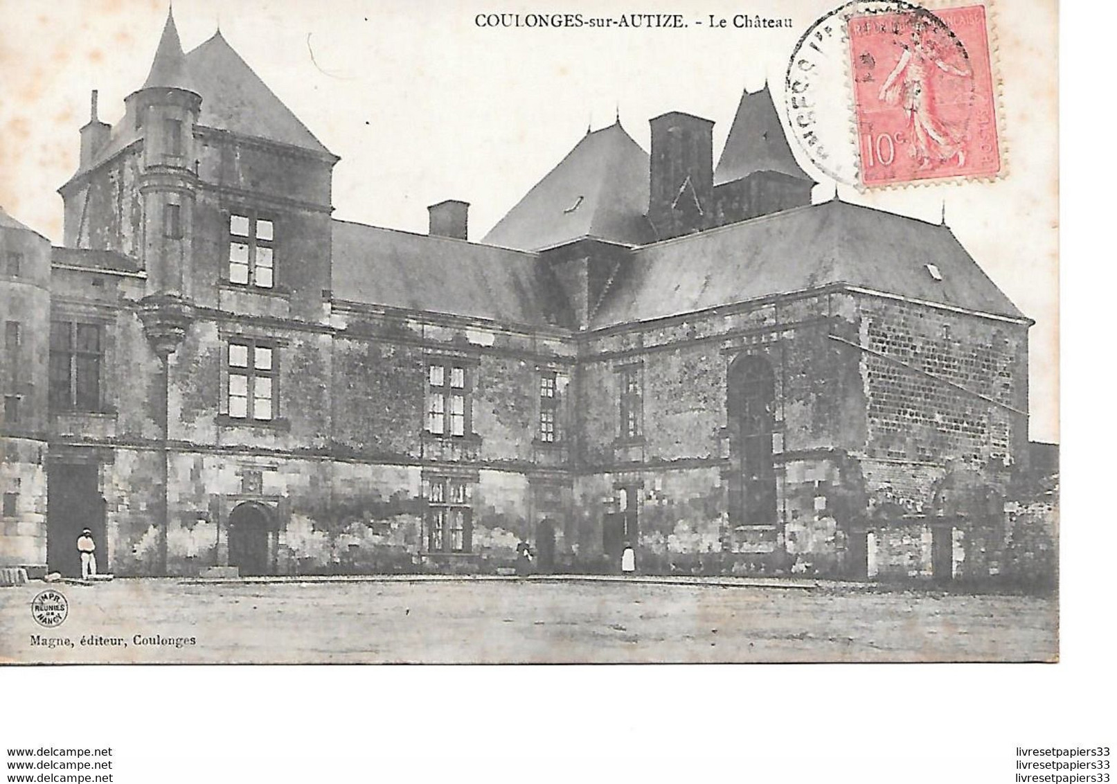 CPA (79) Coulonges Sur Autize   Le Château - Coulonges-sur-l'Autize