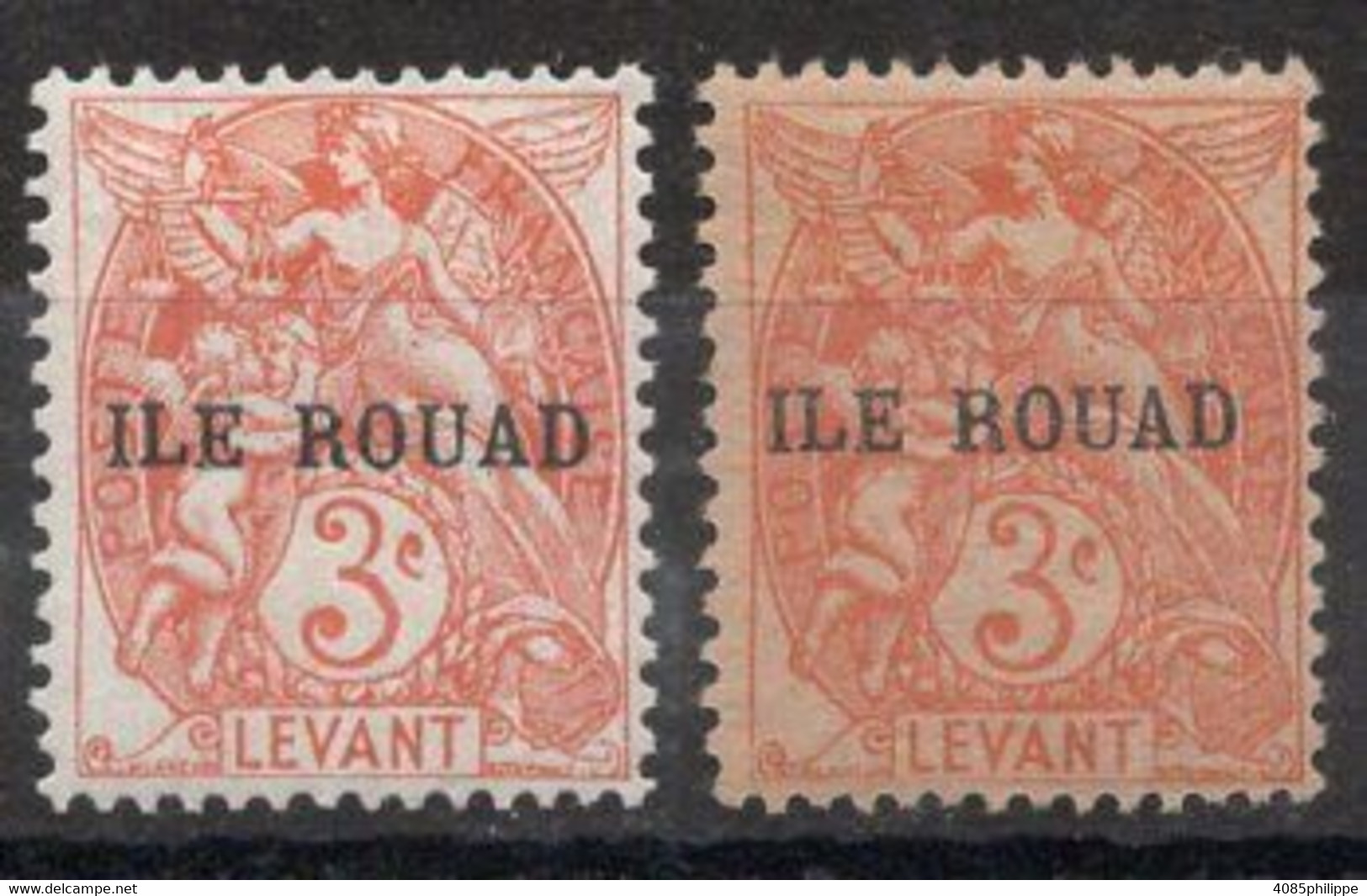 Rouad Timbres- Poste N°6* & 6b* Neufs Charnières ( 6b Petit Manque De Gomme )  Cote : 5€25 - Unused Stamps