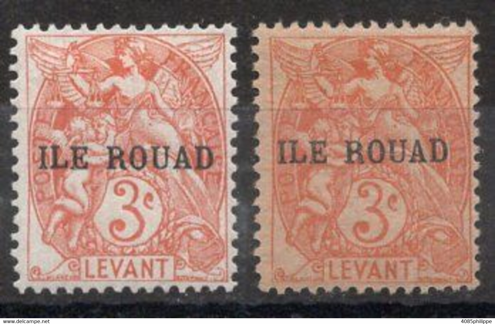 Rouad Timbres- Poste N°6* & 6b* Neufs Charnières ( 6b Petit Manque De Gomme )  Cote : 5€25 - Neufs