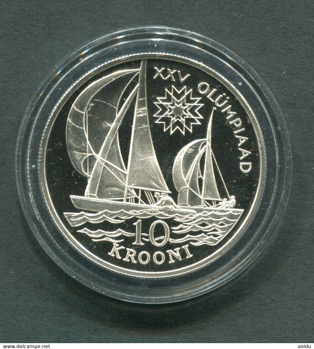 ESTONIA 1992 SILVER PROOF COIN - Estonia