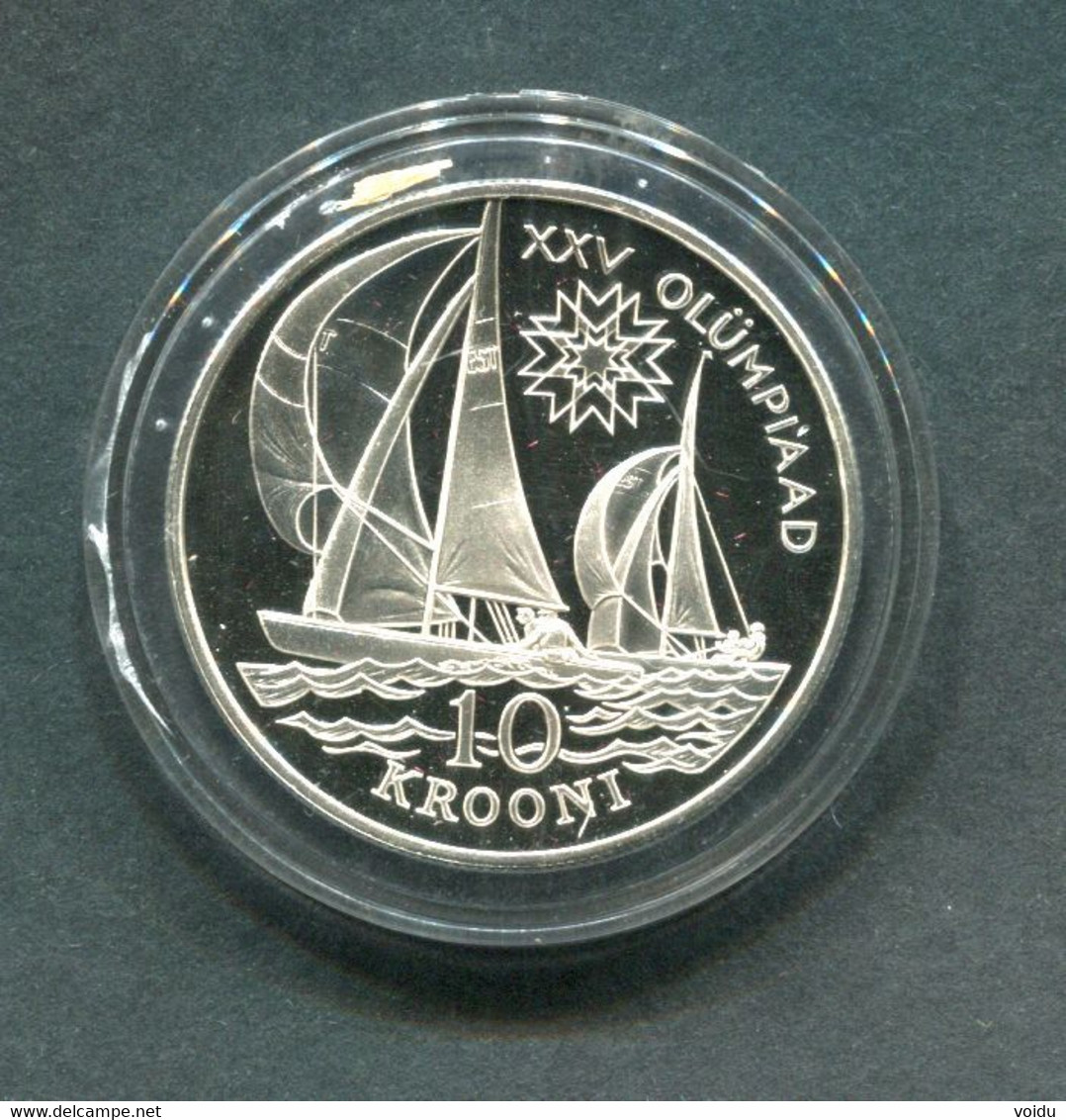 ESTONIA 1992 SILVER PROOF COIN - Estonia