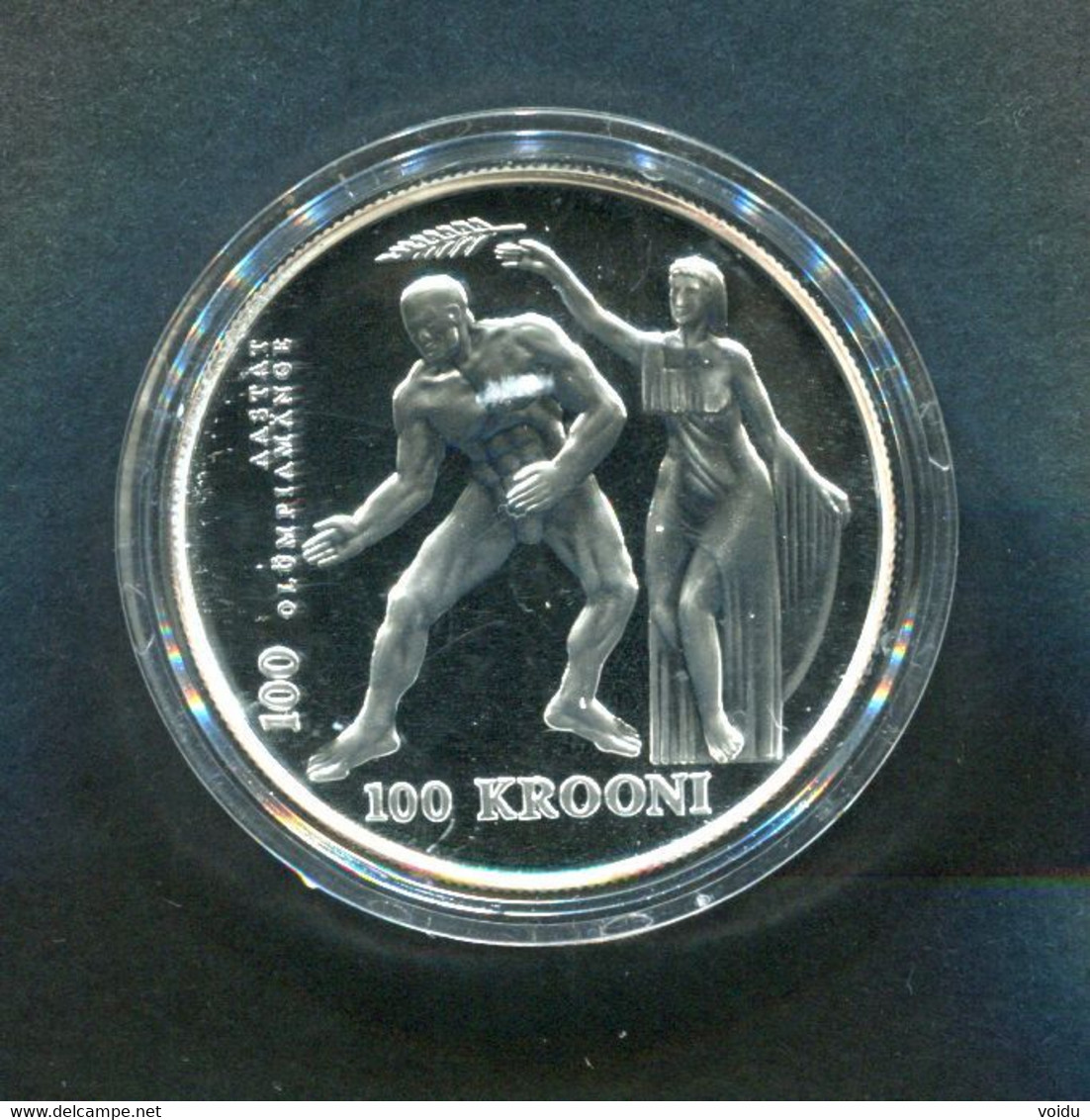 ESTONIA 1993 SILVER PROOF COIN - Estonia