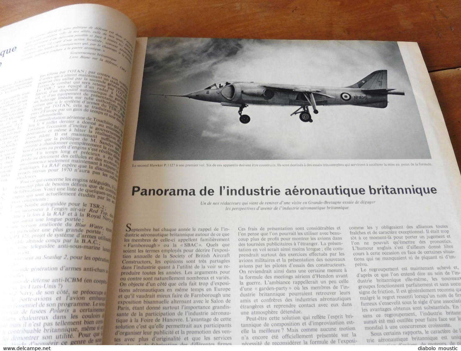 1961 INTERAVIA  - Boeing 747 ; Véhicule amphibie Stalwart  ; Les armes anti chars ;  Pubs sur les AVIONS ; etc