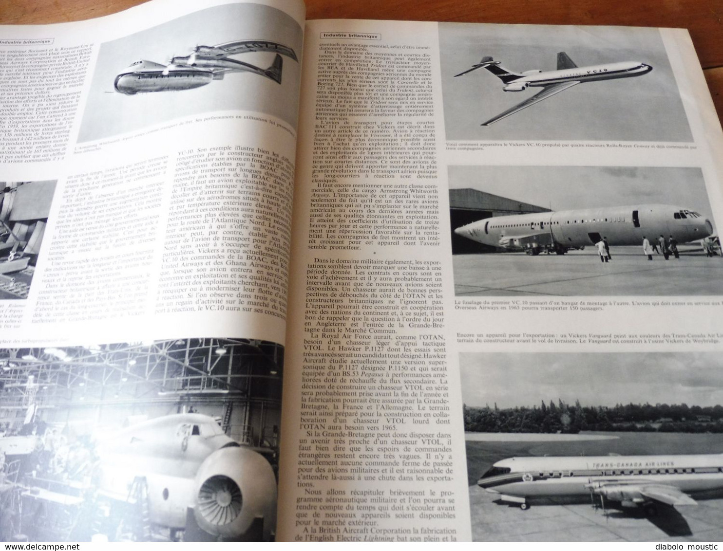 1961 INTERAVIA  - Boeing 747 ; Véhicule amphibie Stalwart  ; Les armes anti chars ;  Pubs sur les AVIONS ; etc