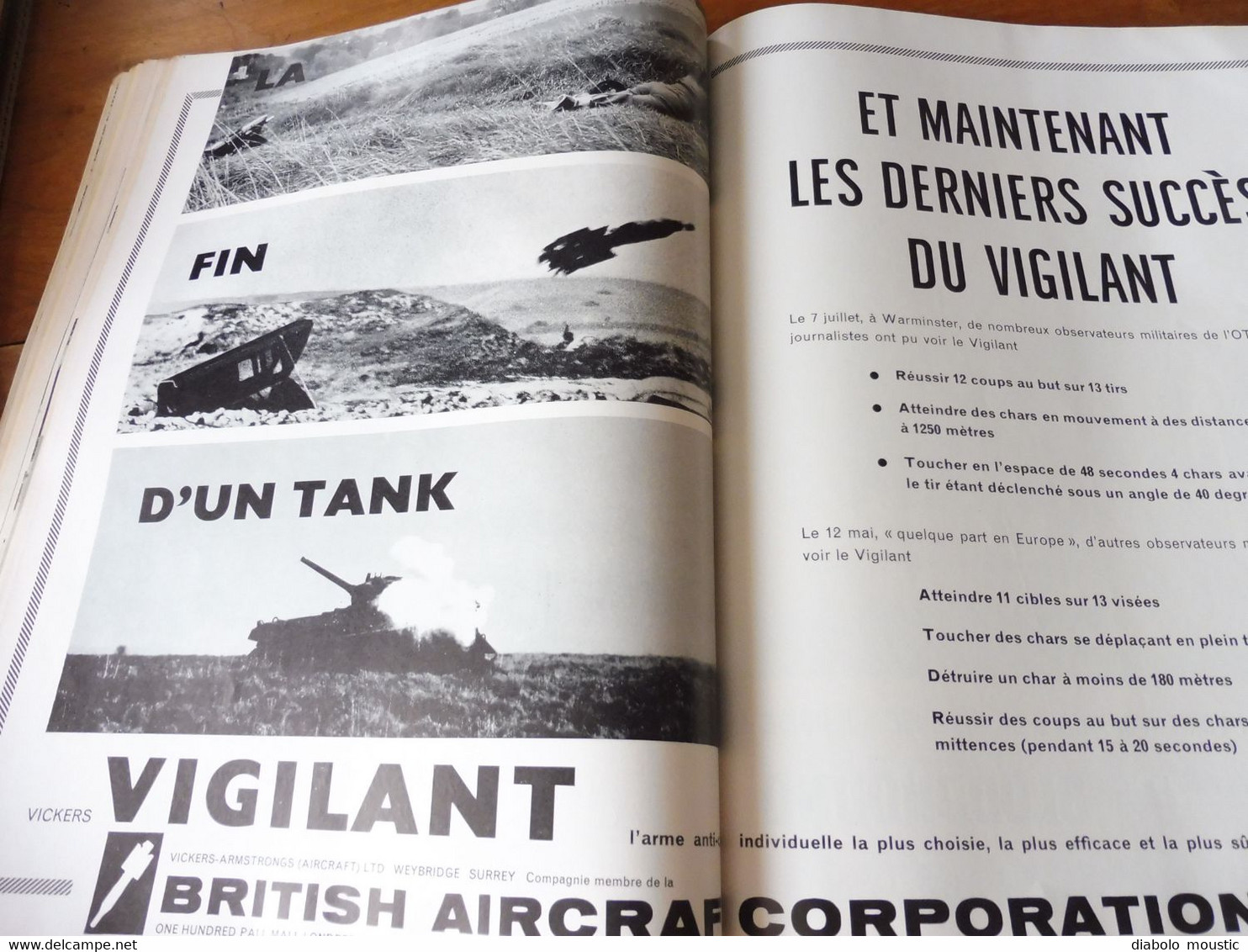 1961 INTERAVIA  - Boeing 747 ; Véhicule amphibie Stalwart  ; Les armes anti chars ;  Pubs sur les AVIONS ; etc
