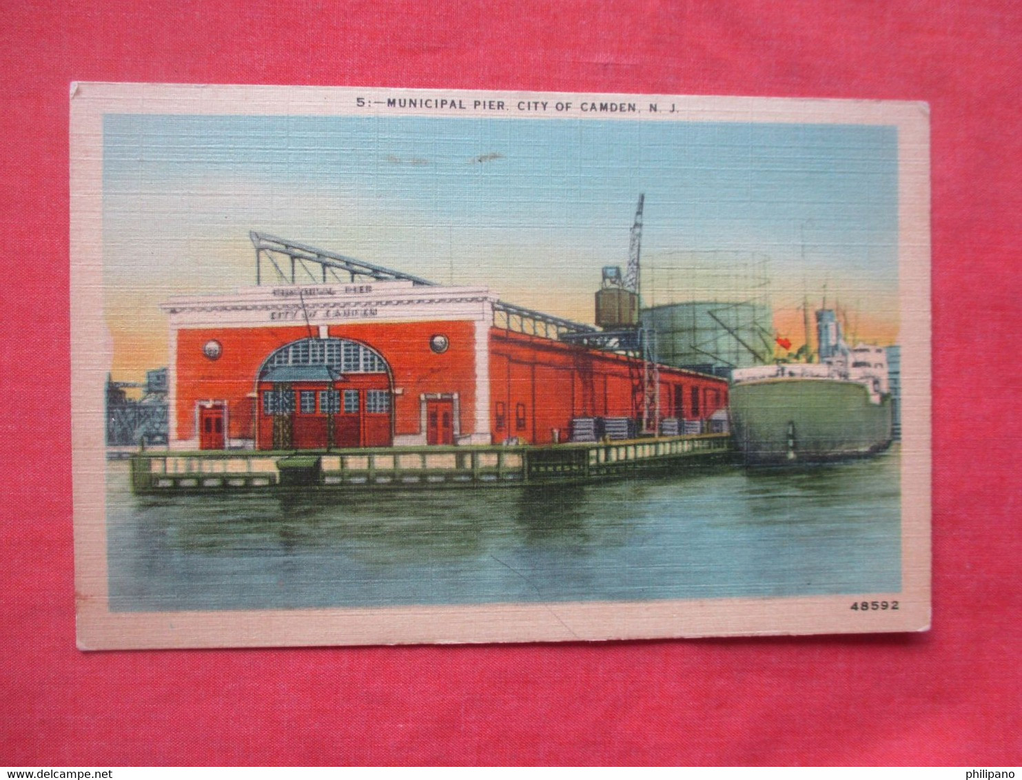 Municipal. Pier   Camden New Jersey > Camden       Ref 5826 - Camden