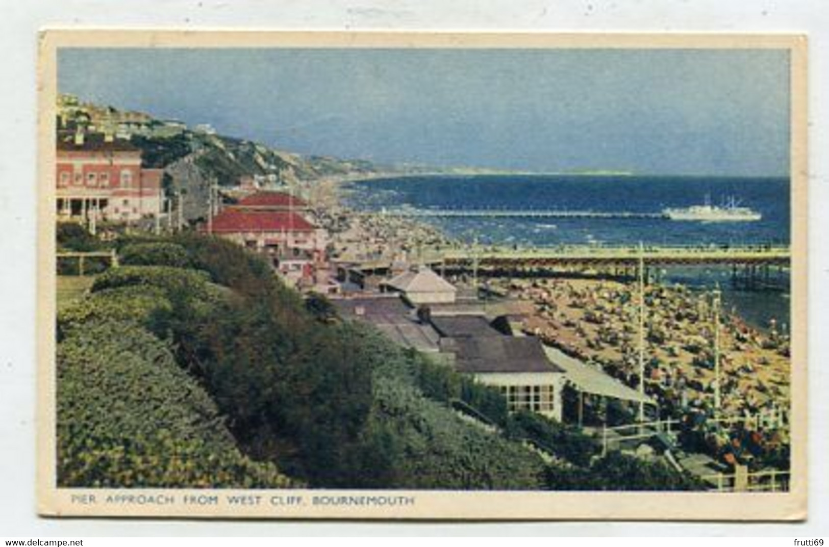 AK 087594 ENGLAND - Bournemouth - Pier Approach From Wesst Cliff - Bournemouth (until 1972)