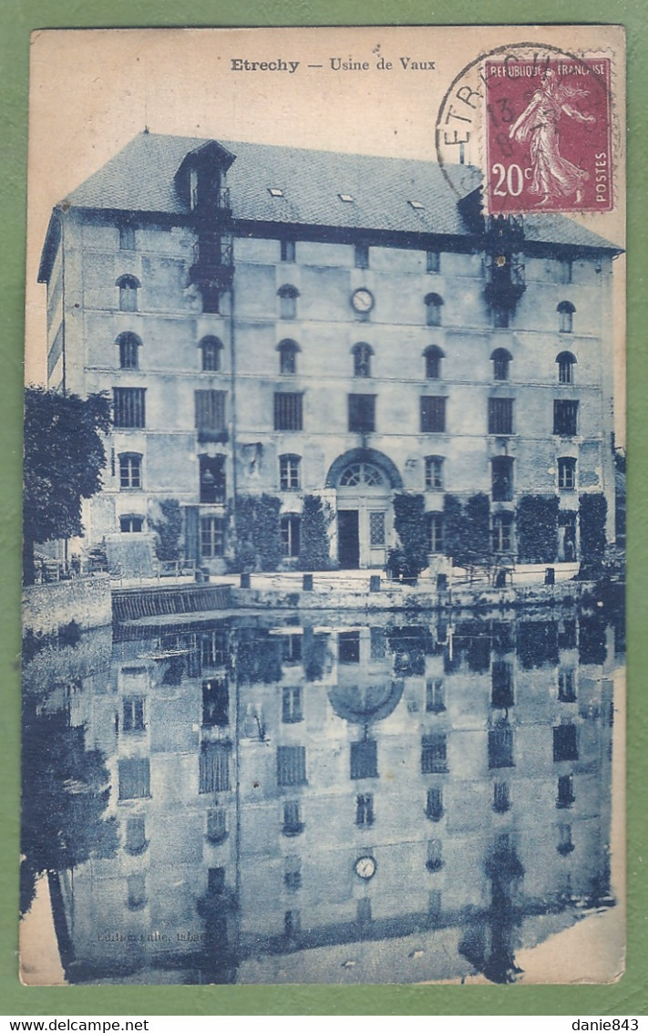 CPA Vue Peu Courante - ESSONNE - ÉTRÉCHY - USINE DE VAUX - édition A. Thiriat & Cie - Etrechy