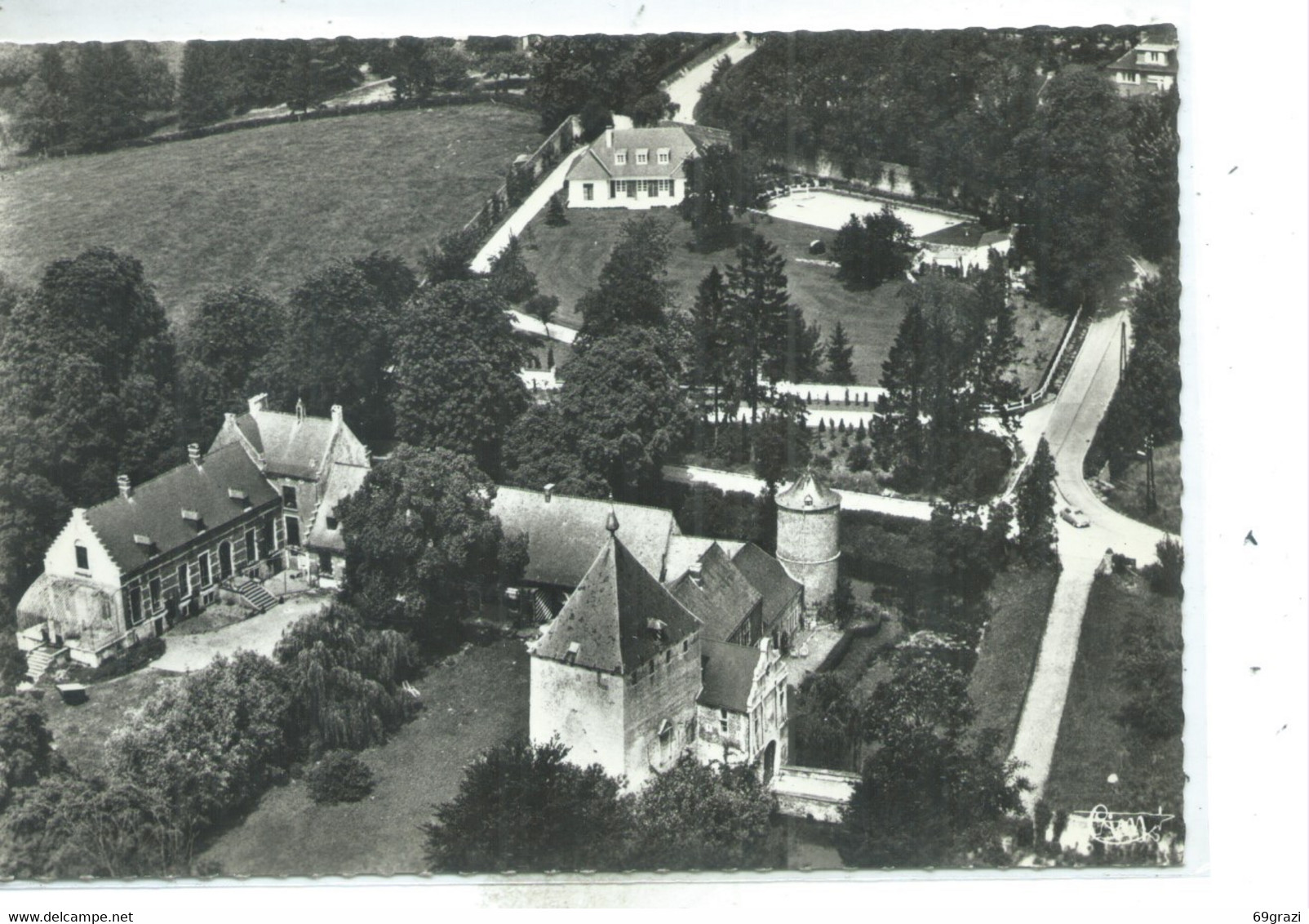 Grez Doiceau Château Vue Aérienne - Graven
