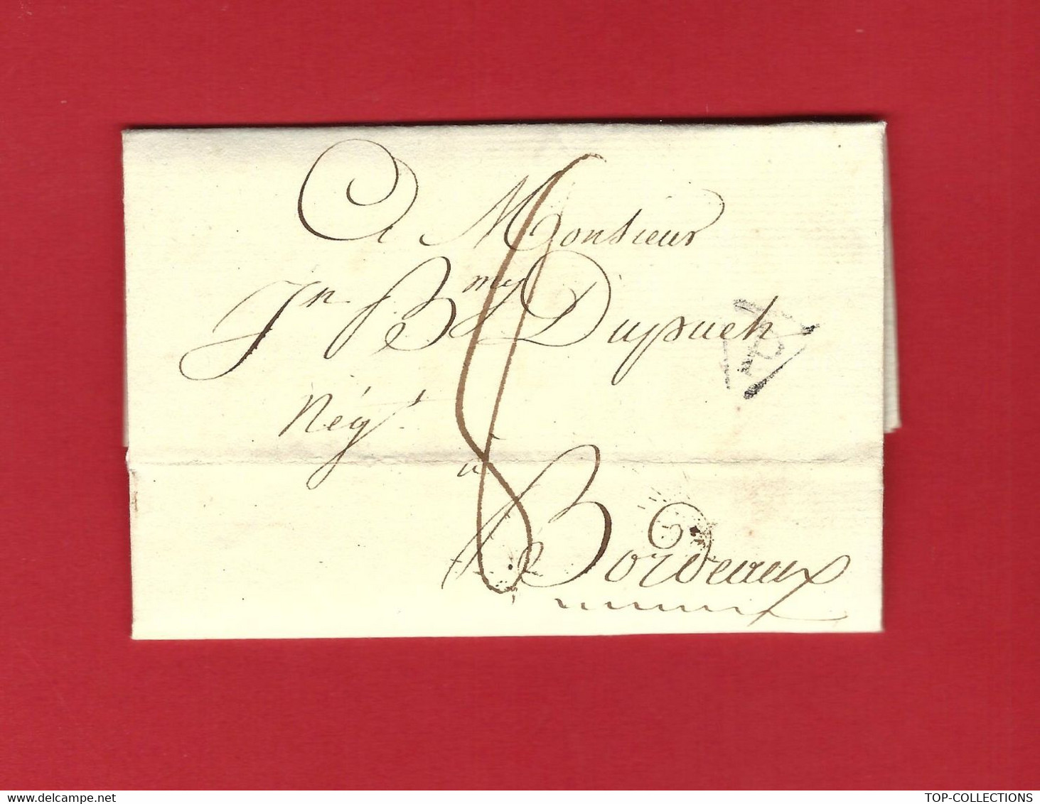 1806 De Michel L’Ainé Banquier Banque Paris Pour J.B. Dupuch Armateur Négociant Bordeaux V.HISTORIQUE - 1801-1848: Precursori XIX