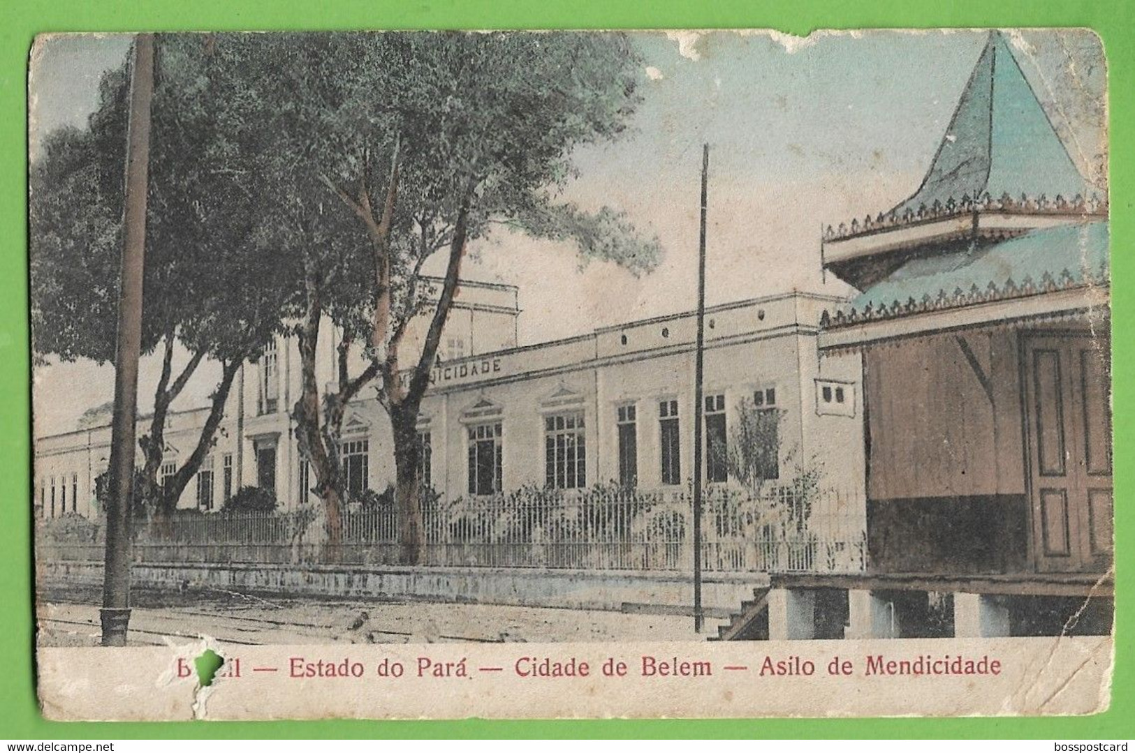 Belém - Asilo De Mendicidade - Paraná - Brasil (postal Danificado) - Belém