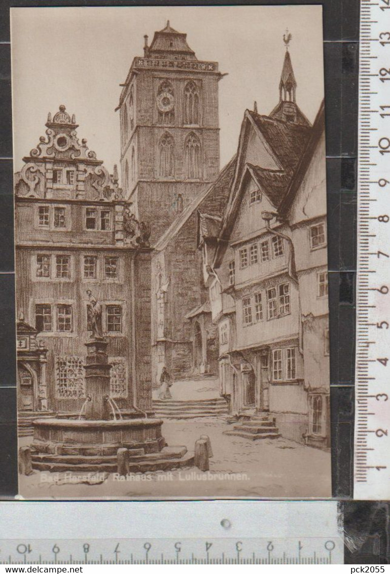 Bad Hersfeld Rathaus Mit Lullusbrunnen Ungebraucht  ( AK 2994 )günstige Versandkosten - Bad Hersfeld