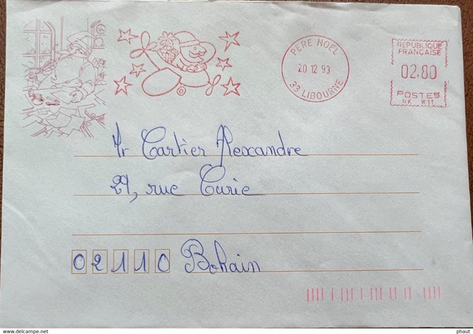 EMA PERE NOEL Sur Lettre - Father Xmas