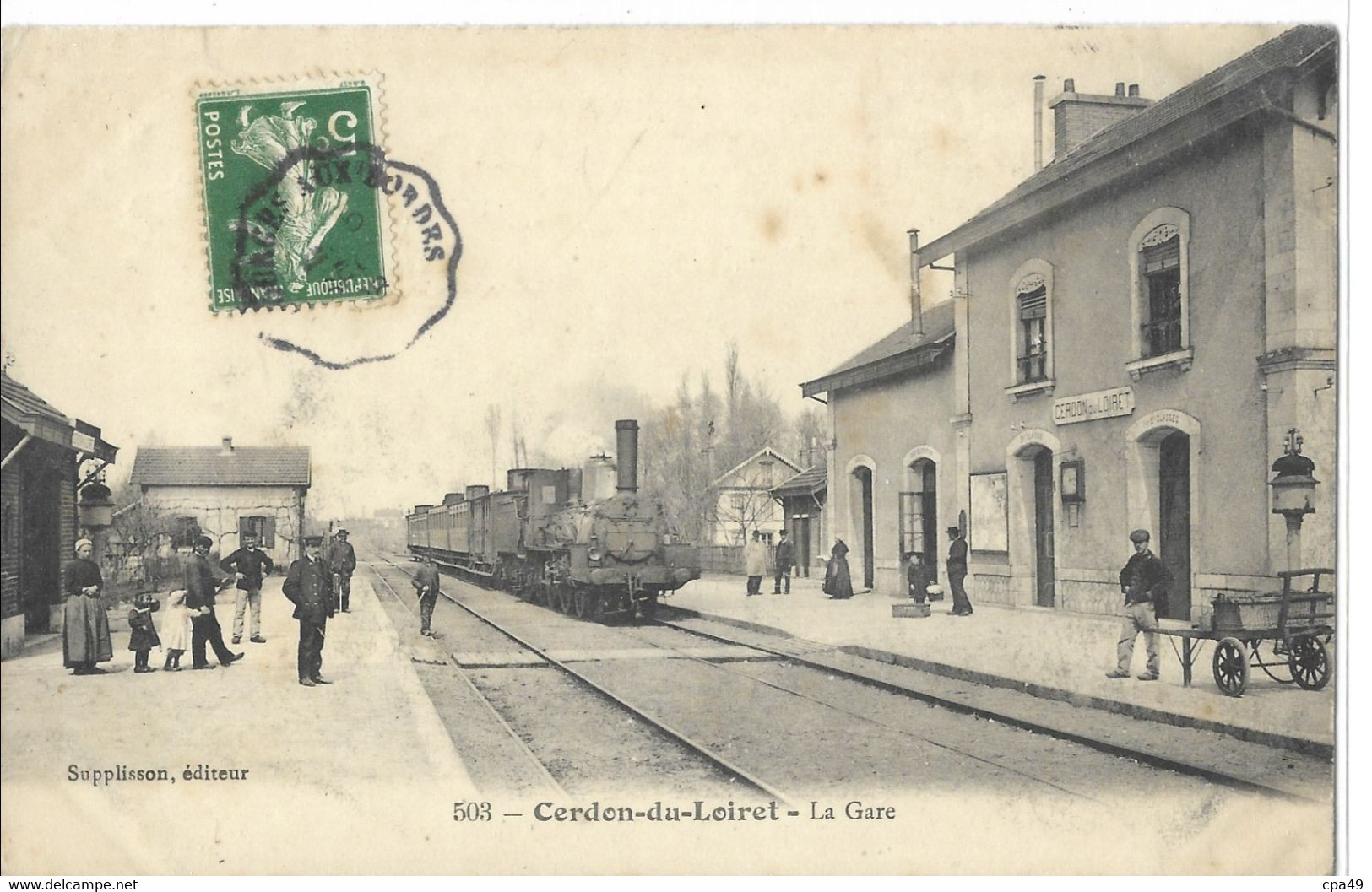 45  CERDON - DU - LOIRET   LA  GARE - Autres & Non Classés