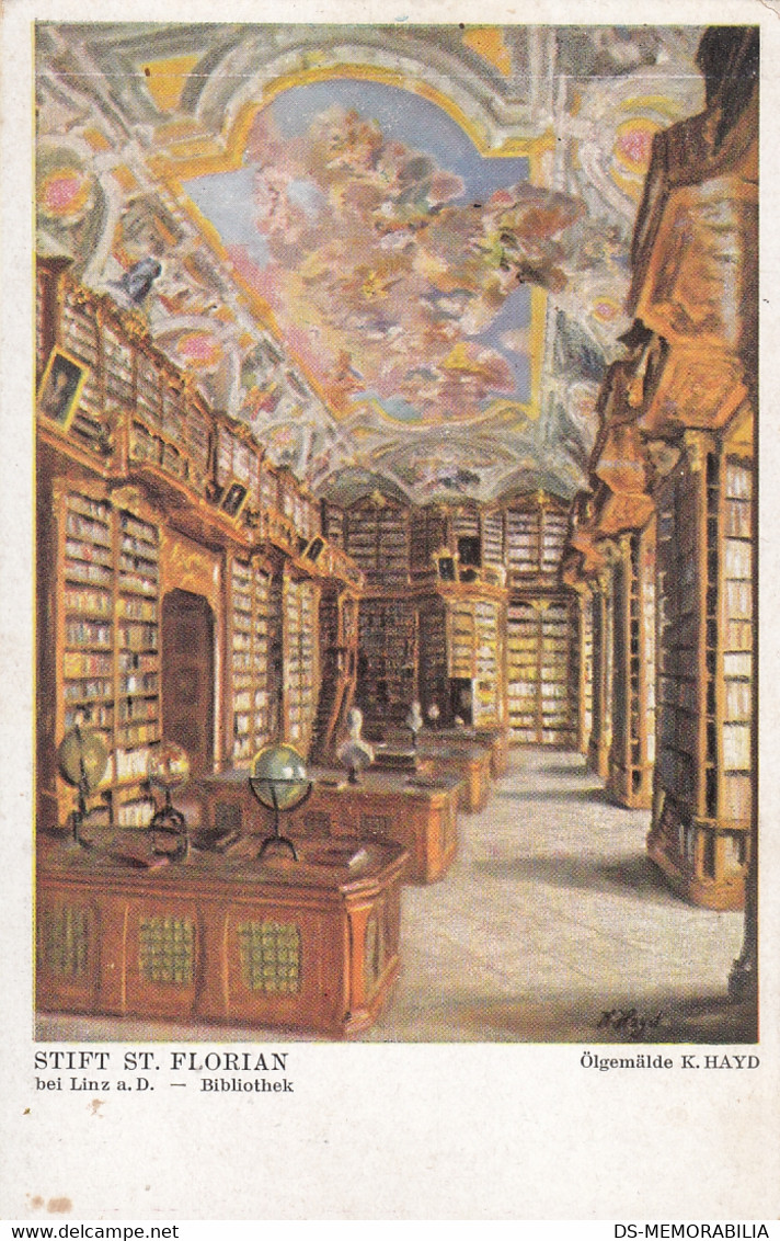 Library - Stift St Florian Austria - Bibliotheken