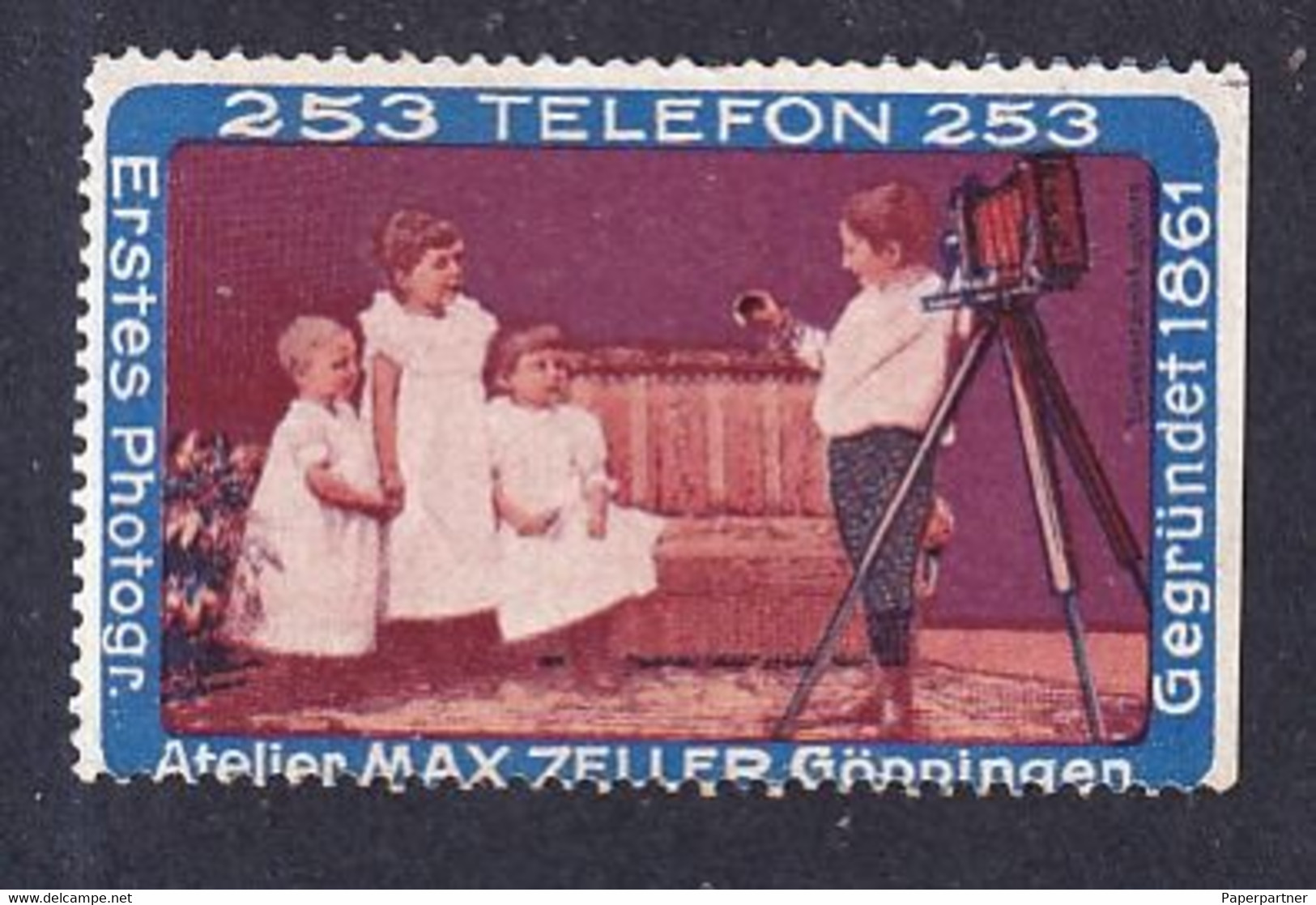 Germany Poster Stamp Vignette Photography Photographie  MAX ZELLER - Erinofilia